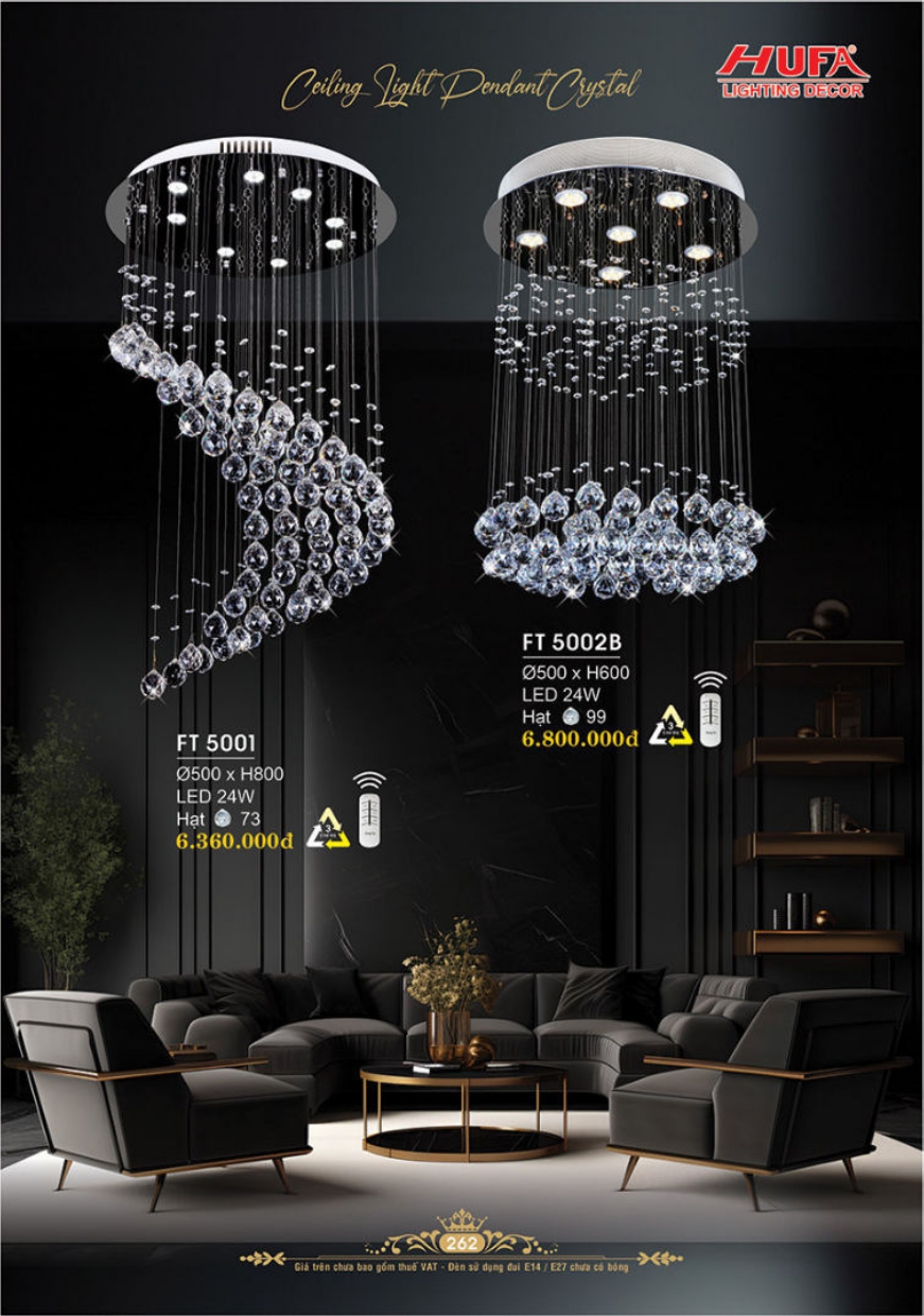 Bảng giá đèn trang trí HUFA